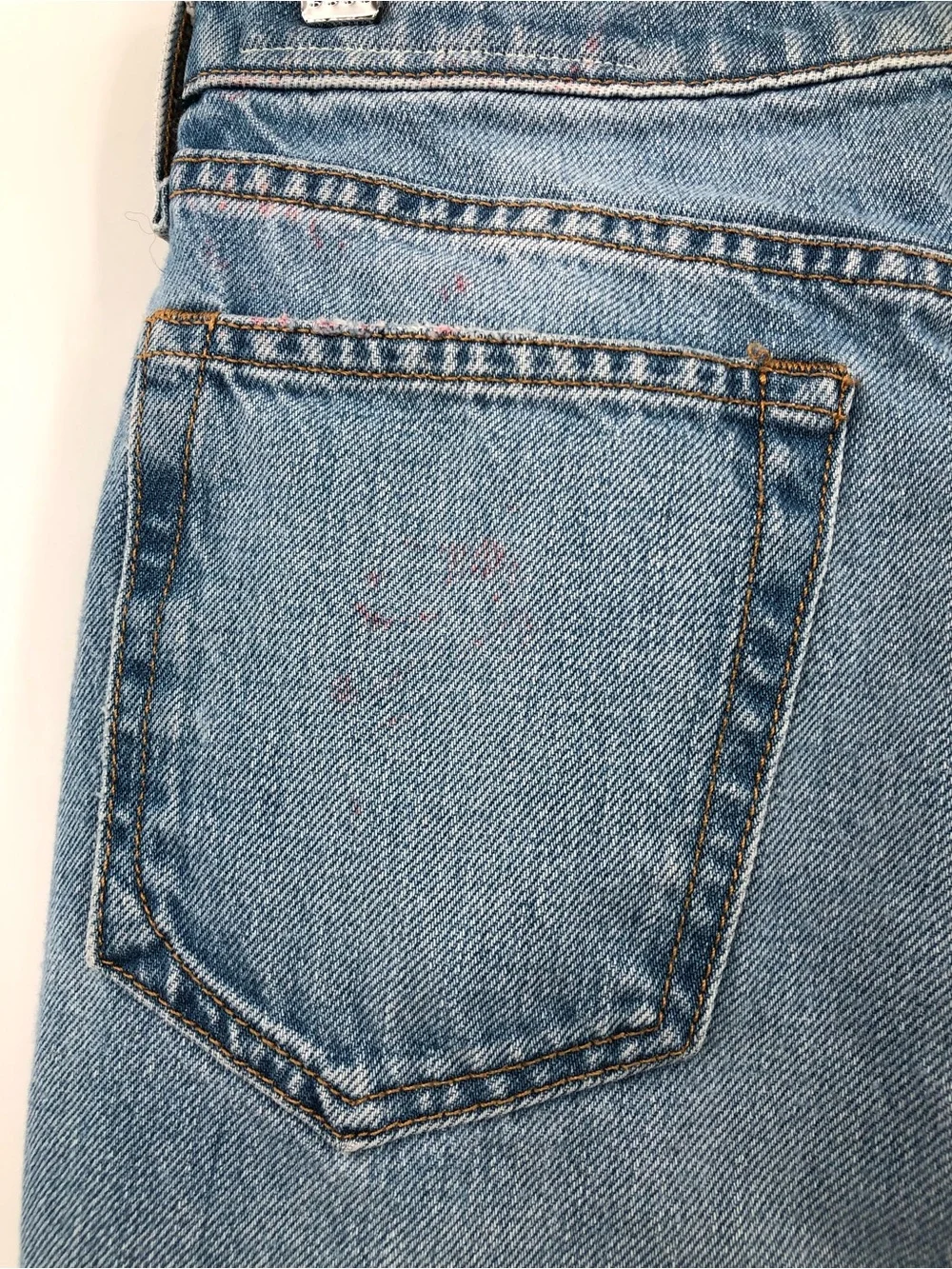 Rag & Bone Tulip Alex High-rise Straight 0914 denim 24 tulip light blue cotton